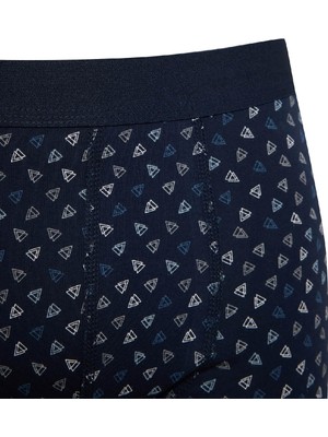 DeFacto Regular Fit Baskılı 3'lü Boxer E0027AX24WN