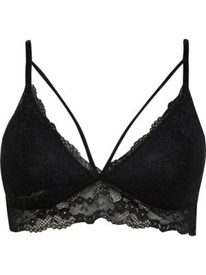 DeFacto Fall in Love Dantelli Bralet XL Sabit Kap Dantel Kumaş ile Konforlu Tasarım Sunar R6569AZ24AU