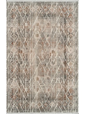 Royal Halı Marlow QJ01A Krem Gri Multi Akrilik Yumuşak Dokulu Klasik Modern Halı