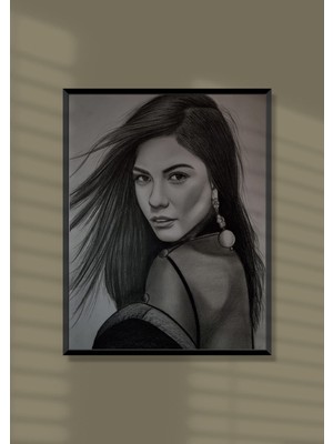 Kişiye Özel Karakalem Tablo (2 Kişilik)