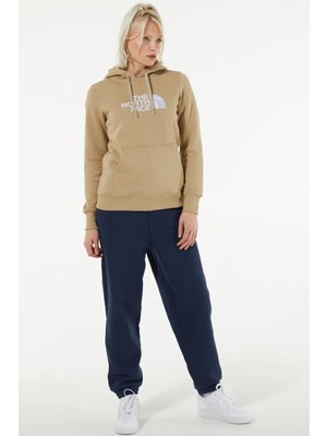 The North Face Women's Drew Peak Pull Hoodie Flax Kadın Kapüşonlu Sweatshirt Bej