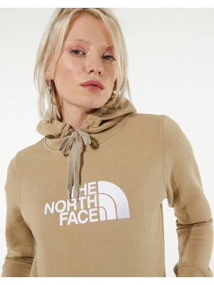 The North Face Women's Drew Peak Pull Hoodie Flax Kadın Kapüşonlu Sweatshirt Bej