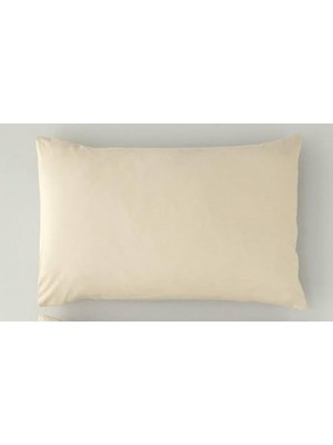 Gercella  Cotton (Pamuk) 2 Adet Açık Bej 50  x  70 cm  Yastık Kılıfı Pillow Case