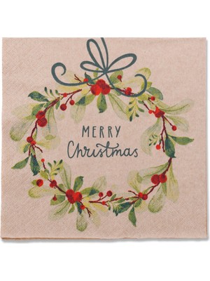 Alouette Yılbaşı Peçete Çelenk 20'li