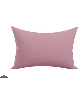 Gercella Cotton (Pamuk) 2 Adet 50  x  70  cm  Gül Kurusu Yastık Kılıfı Pillow Case