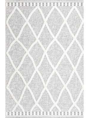 Ipek Mekik Halı Almond 11405 Iskandinav Tarz Dokuma Modern Desenli Halı