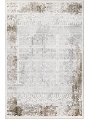 Ipek Mekik Halı Allures 12055 Yumuşak Dokulu Modern ve Overdye Tarz Üst Kalite Şık Dokuma Halı