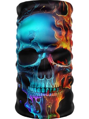 Bebo Store Extreme Spor Motor ve Bisiklet Kullananlara Özel Desenli Buff Boyunluk Bandana Balaklava