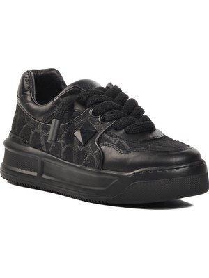 Ayakmod  Siyah-Siyah Erkek Sneaker