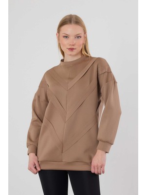 Rays 9180M Şerit Detay Sweat Vizon