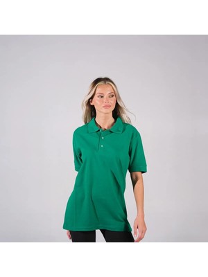 Ayt Collection Kadın Yeşil Polo Yaka T-Shirt L