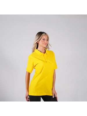 Ayt Collection Kadın Sarı Polo Yaka T-Shirt Xs