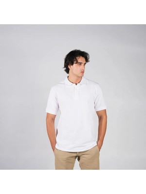 Ayt Collection Erkek Beyaz Polo Yaka T-Shirt L