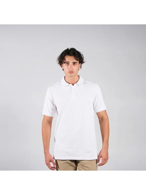 Ayt Collection Erkek Beyaz Polo Yaka T-Shirt L