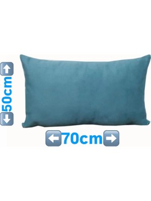 %100 Cotton ( Pamuk) 2 Adet 50X70 cm Petrol Rengi Yastık Kılıfı Pillow Case