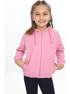 Toontoy Kız Çocuk Kapüşonlu Hırka