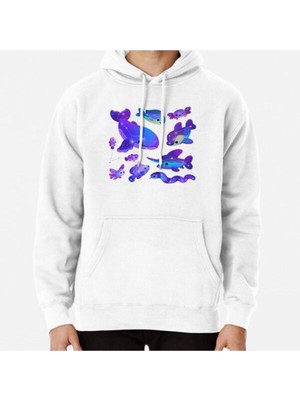 Hvit Stein Ocean Constellations Baskılı Sweatshirt