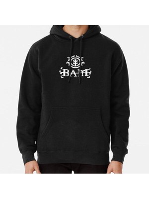 Bam! (White ve Black) Baskılı Sweatshirt