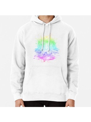 Hvit Stein Kingdom Storm-Rainbow Version Baskılı Sweatshirt