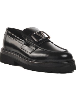 Ayakmod Siyah Açma Erkek Klasik Ayakkabı