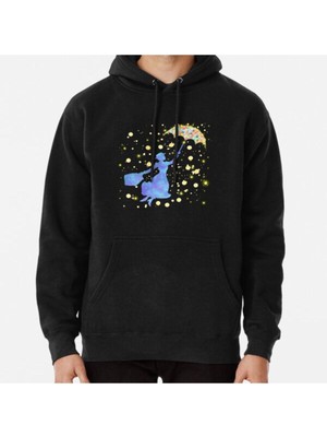 Hvit Stein Magical Mary Poppins Baskılı Sweatshirt