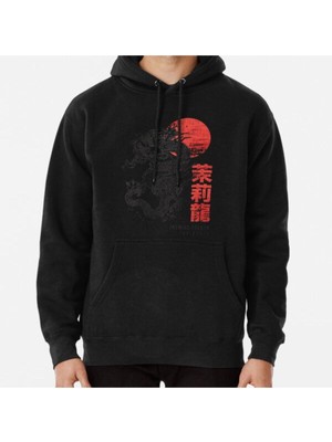 Hvit Stein Jasmine Dragon Tea House Baskılı Sweatshirt