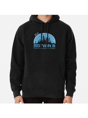 Hvit Stein Visit (Blue) Baskılı Sweatshirt