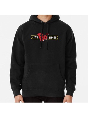 Hvit Stein It's Bo Time! - Bojangles (White Text) Baskılı Sweatshirt