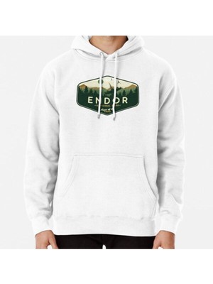Hvit Stein Endor National Park: Home Of The Ewoks Baskılı Sweatshirt