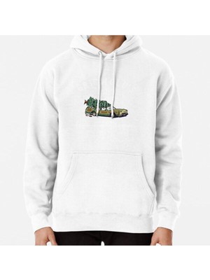 Hvit Stein Griswold Christmas Tree Farm Sweatshirt, Christmas Vacation Tree Baskılı Sweatshirt