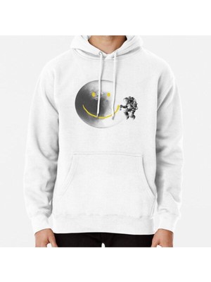 Hvit Stein Make A Smile Baskılı Sweatshirt