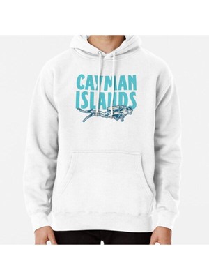 Hvit Stein Cayman Islands Scuba Diving Baskılı Sweatshirt