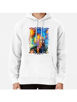 Hvit Stein Mysterious Man At Beautiful Rainbow Place Baskılı Sweatshirt