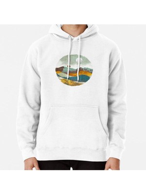 Hvit Stein Night Fog Baskılı Sweatshirt