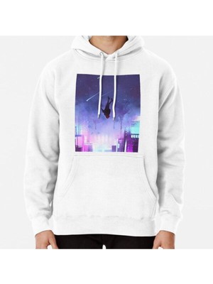 Hvit Stein What's Up Danger Baskılı Sweatshirt
