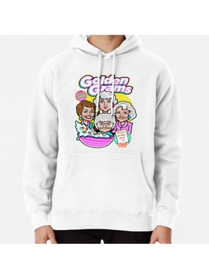 Hvit Stein Golden Grams Cereal Baskılı Sweatshirt