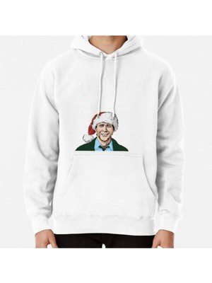 Hvit Stein Griswold Alternative Christmas Card Baskılı Sweatshirt