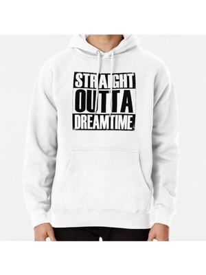 Hvit Stein Straight Outta Dreamtime Baskılı Sweatshirt