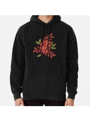 Hvit Stein Secret Hearts Baskılı Sweatshirt
