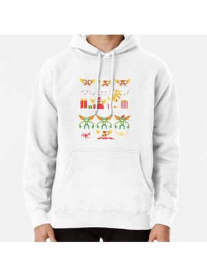 Hvit Stein No Cookies After Midnight Baskılı Sweatshirt
