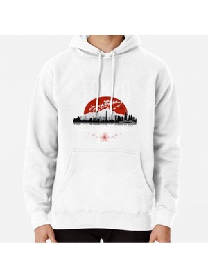 Hvit Stein Tokyo - I Don’t Speak Japanese: White Version Baskılı Sweatshirt