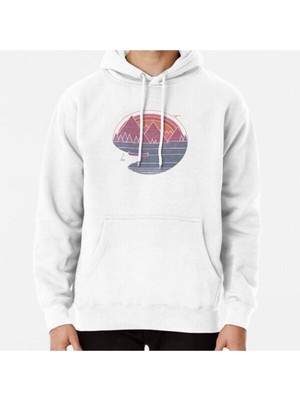 Hvit Stein The Mountains Are Calling Baskılı Sweatshirt