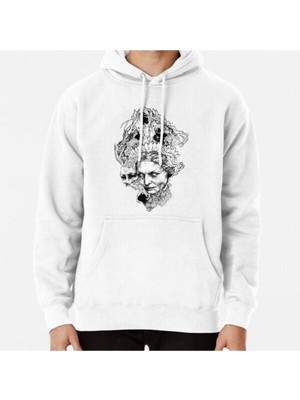 Hvit Stein Old Witch Baskılı Sweatshirt
