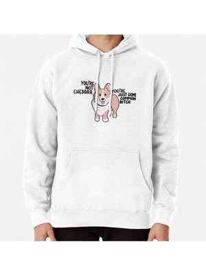 Hvit Stein Not Cheddar Baskılı Sweatshirt