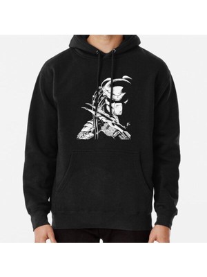 Hvit Stein Predator Baskılı Sweatshirt