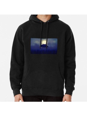 Hvit Stein The End Of All Things - Night Version Baskılı Sweatshirt
