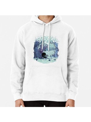 Hvit Stein A Quiet Spot Of Tea Baskılı Sweatshirt