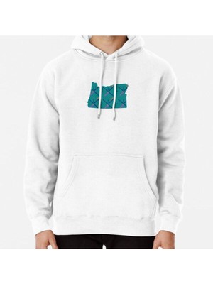 Hvit Stein Pdx Airport Carpet Portland Or Baskılı Sweatshirt
