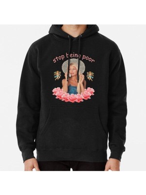 Hvit Stein Paris Hilton 'stop Being Poor' Baskılı Sweatshirt