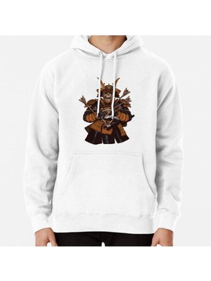Hvit Stein Dead Samurai Baskılı Sweatshirt